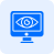 Network Monitoring and Management Icon